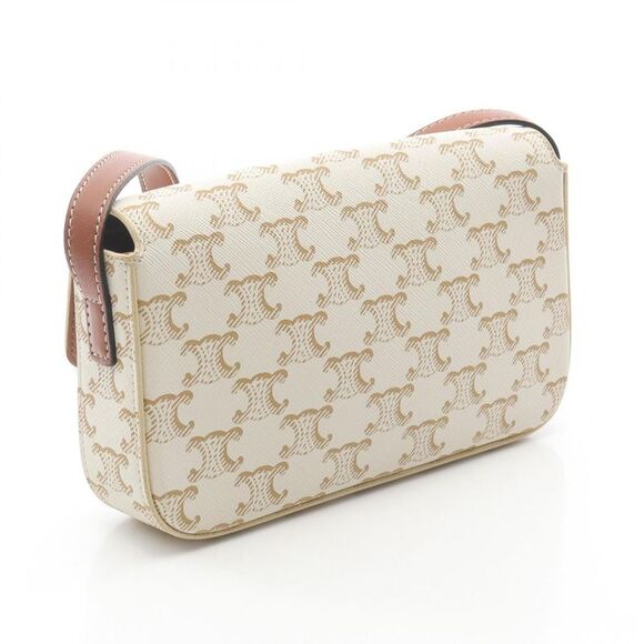 Celine Pvc Brown Shoulder Bags - Picture 2 of 9